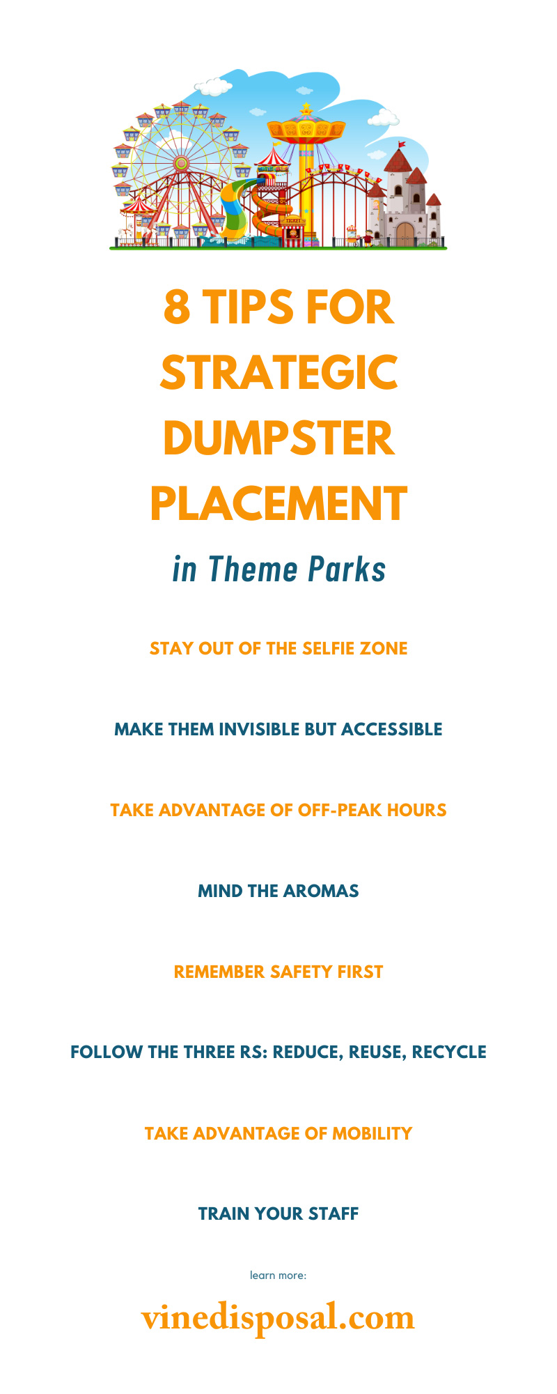 8 Tips for Strategic Dumpster Placement in Theme Parks