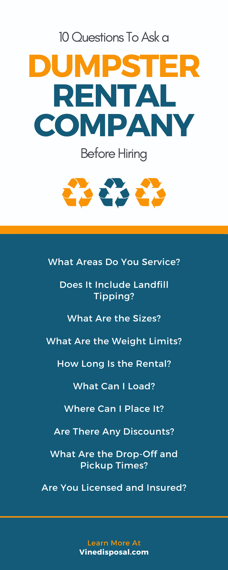 10 Questions To Ask a Dumpster Rental Company Before Hiring