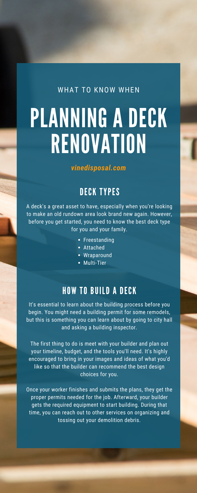 What To Know When Planning a Deck Renovation