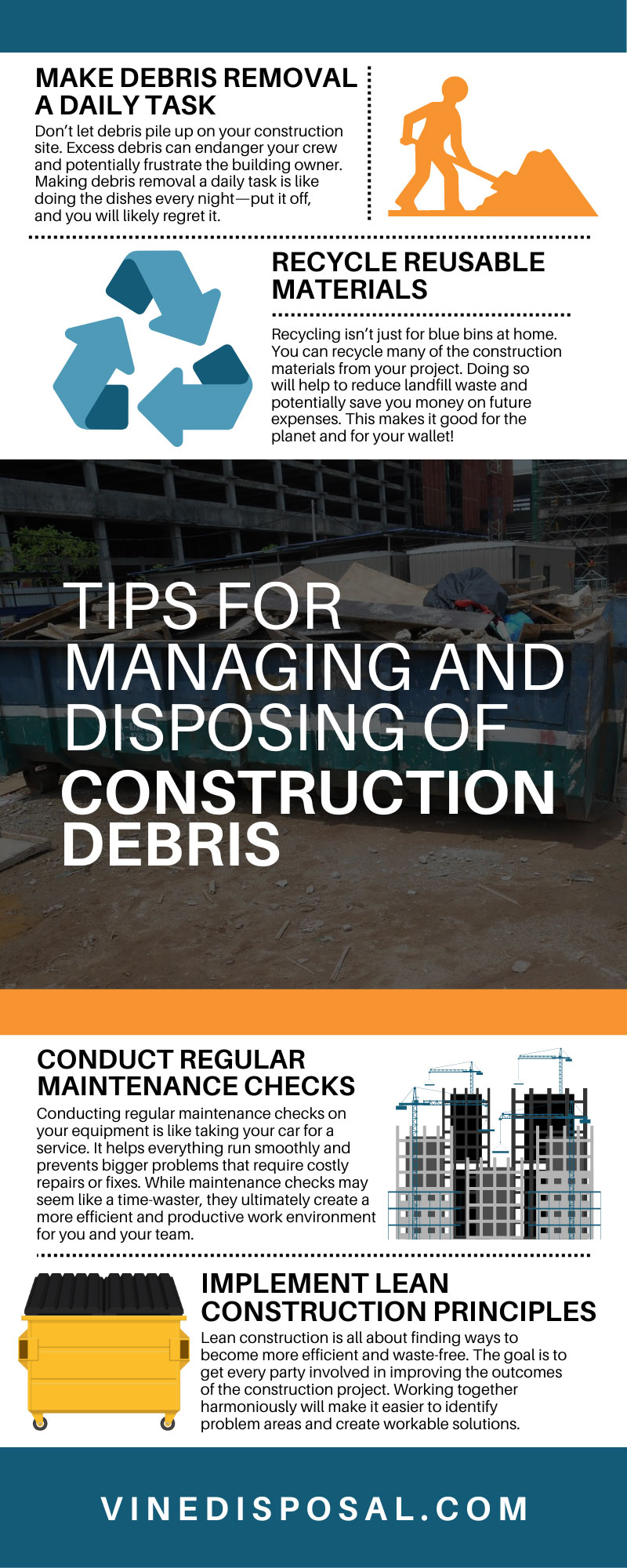 12 Tips for Managing and Disposing of Construction Debris