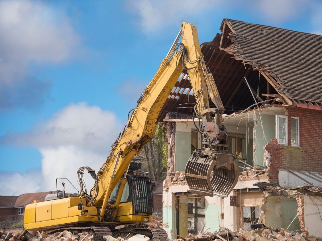 Want to remove junk, demolish a building