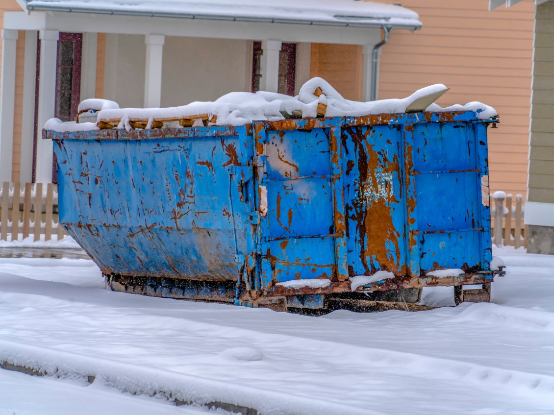 Can Rain or Snow Impact the Weight in a Dumpster?
